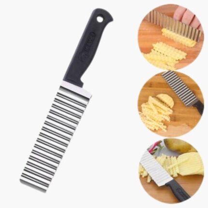Potato Fries Cutter Wrinkle Knife